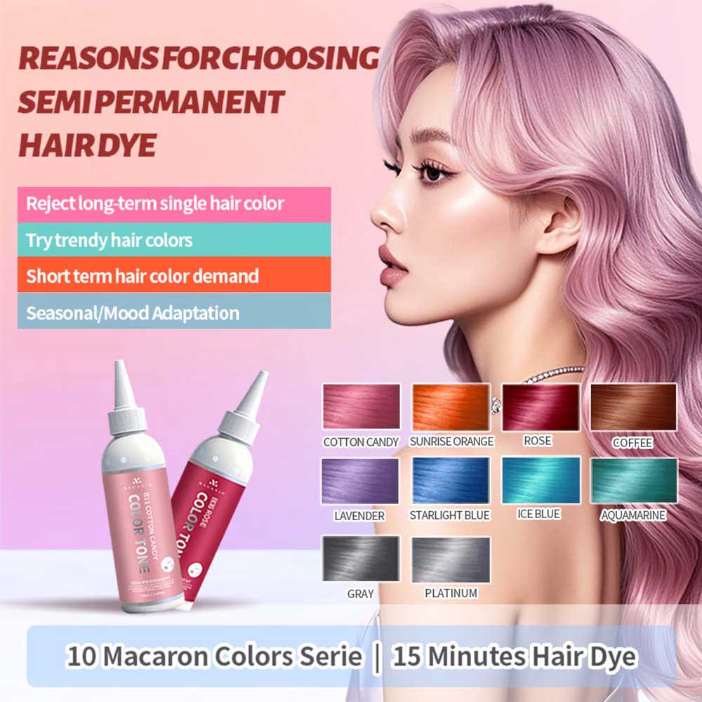 MAGANIO Ammonia Free Aquamarine Hair Color - Image 5