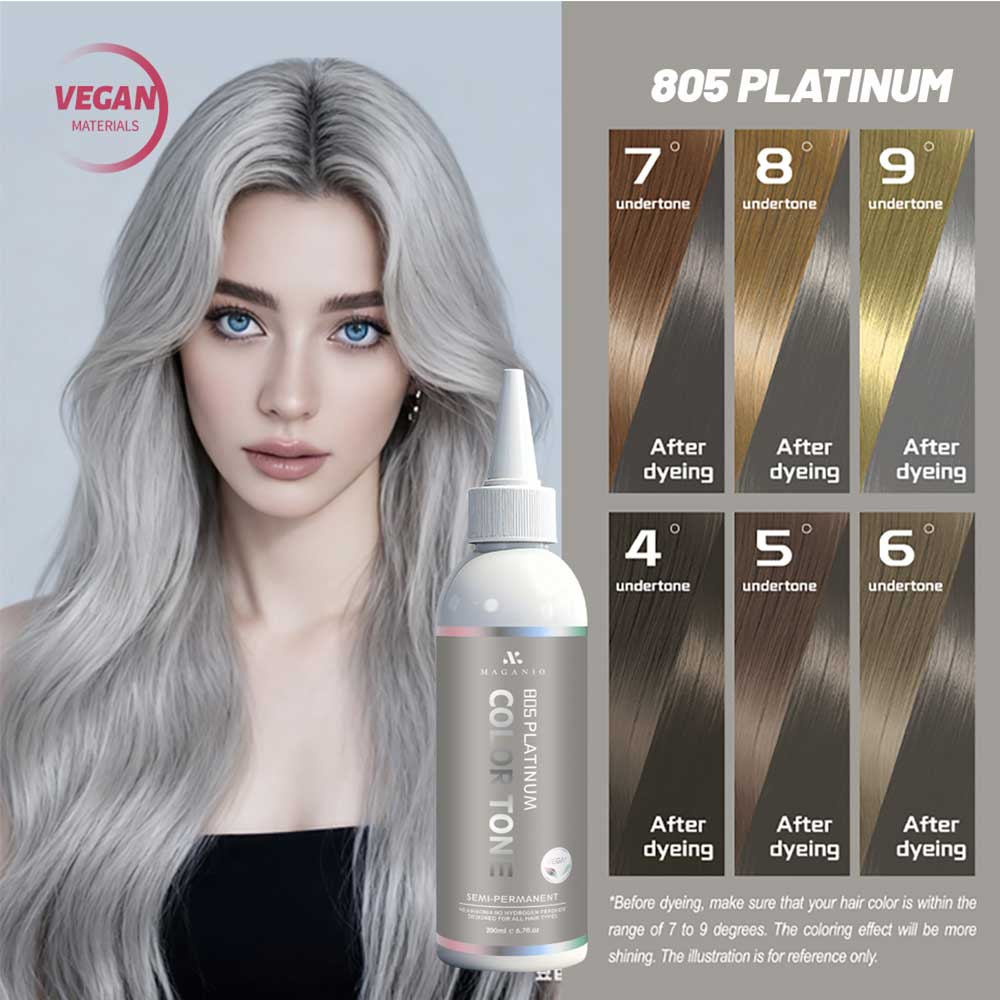 MAGANIO Ammonia Free Platinum Hair Color - Image 3