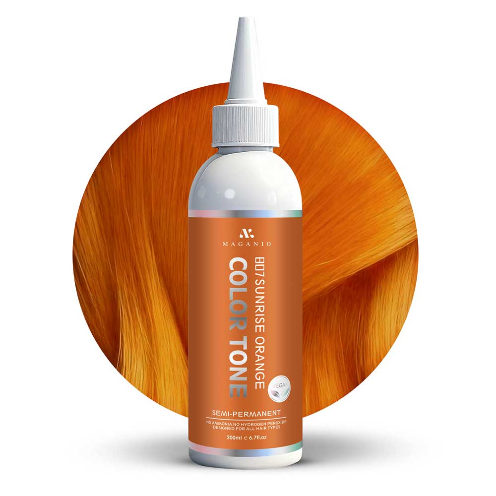 MAGANIO Ammonia Free Sunset Orange Hair Color